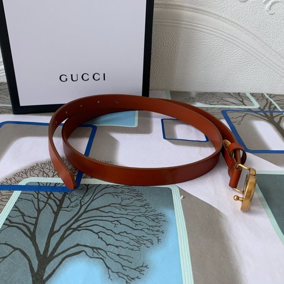 A Double G buckle belt made in our unfinished fade main image 6